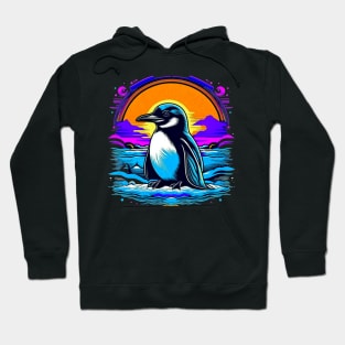 Antarctica Exploration Penguin Graphic Hoodie